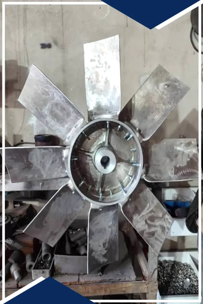 پروانه فن آلومینیومی 120
